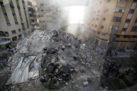 NEWS - Schäden nach israelischen Luftangriff in Gaza