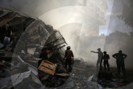 NEWS - Schäden nach israelischen Luftangriff in Gaza