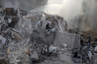 NEWS - Schäden nach israelischen Luftangriff in Gaza