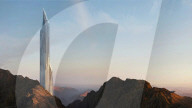 Crystal like skyscraper to watch over futuristic ski resort