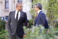 The Foreign Secretary James Cleverly meets with the UAE Foreign Minister
