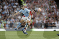 Premier League match between Arsenal FC and Manchester City at Emirates Stadium, London, UK.