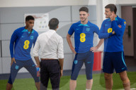 The Prime Minister Rishi Sunak visits St George's Park