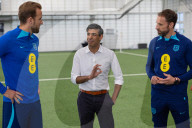 The Prime Minister Rishi Sunak visits St George's Park