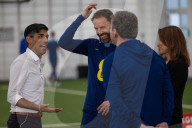 The Prime Minister Rishi Sunak visits St George's Park