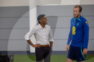 The Prime Minister Rishi Sunak visits St George's Park