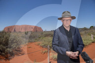 Australians can 'lift burden of history' with yes vote, says emotional Albanese at Uluru