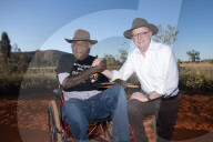 Australians can 'lift burden of history' with yes vote, says emotional Albanese at Uluru