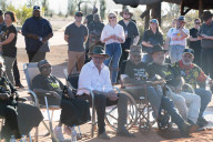 Australians can 'lift burden of history' with yes vote, says emotional Albanese at Uluru