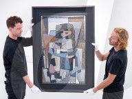 Phillips: Living the Avant-Garde: The Triton Collection Foundation sale preview at Phillips auction House, London, UK.