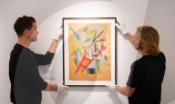 Phillips: Living the Avant-Garde: The Triton Collection Foundation sale preview at Phillips auction House, London, UK.