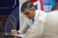 Prime Minister Rishi Sunak speaks to the Egyptian President