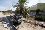 Kibbutz Kfar Aza under IDF control