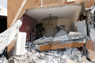 Kibbutz Kfar Aza under IDF control