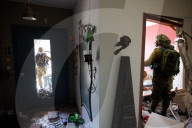 Kibbutz Kfar Aza under IDF control