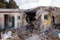 Kibbutz Kfar Aza under IDF control