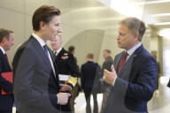 The Defence Secretary Grant Shapps attends the Meeting of NATO Ministers
