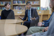 The Prime Minister Rishi Sunak visits the Jewish Community Secondary School