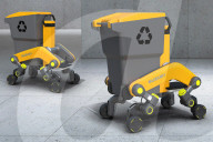 Stair-climbing transport can be bike, wheelchair or stretcher carrier