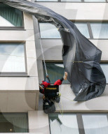 Extinction Rebellion Protest Energy Intelligence Forum in London, UK.