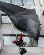Extinction Rebellion Protest Energy Intelligence Forum in London, UK.