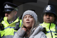 Extinction Rebellion Protest Energy Intelligence Forum in London, UK.