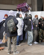 Extinction Rebellion Protest Energy Intelligence Forum in London, UK.