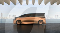 Autonomous luxury minivan for helping passengers and driver bond