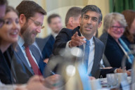 The Prime Minister Rishi Sunak hosts weekly cabinet