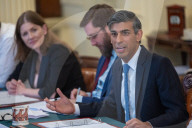 The Prime Minister Rishi Sunak hosts weekly cabinet