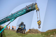 Sycamore Gap tree removed from Hadrian's Wall to be seasoned and reused