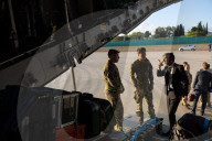 The Prime Minister Rishi Sunak arrives in Israel