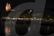 FEATURE - Der Limmatquai in Zürich und Umgebung bei Nacht