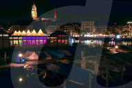 FEATURE - Der Limmatquai in Zürich und Umgebung bei Nacht