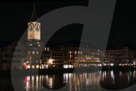 FEATURE - Der Limmatquai in Zürich und Umgebung bei Nacht