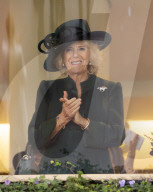 ROYALS - Königin Camilla beim Besuch des QIPCO British Champions Day auf der Rennbahn Ascot