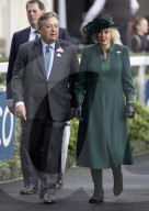 ROYALS - Königin Camilla beim Besuch des QIPCO British Champions Day auf der Rennbahn Ascot