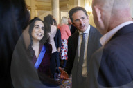 Johnny Mercer hosts a Care leavers reception at Downing Street