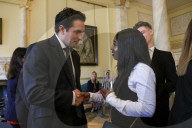 Johnny Mercer hosts a Care leavers reception at Downing Street