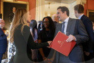 Johnny Mercer hosts a Care leavers reception at Downing Street