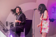 East London rock band Saint Agnes perform live on the Laundry Meadows stage at Standon Calling 2019. Picture shows Kitty Arabella Austen and Jon James Tufnell.