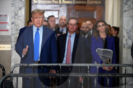 Donald Trump and Michael Cohen in Court