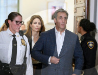 Donald Trump and Michael Cohen in Court