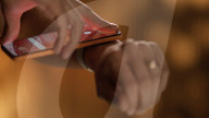 Smart mobile phone wraps around the wrist