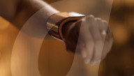 Smart mobile phone wraps around the wrist