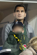 PEOPLE - Roger Federer beim Finale der Rugby-WM Neuseeland gegen Südafrika