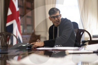 Prime minister Rishi Sunak speaks with Emmanuel Macron
