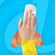Baguette-shaped keyboard rest