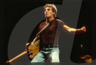 Bruce Springsteen and The E Street Band perform in Concert during his 'Born In The U.S.A. Tour' Circa 1984-85