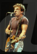 Bruce Springsteen and The E Street Band perform in Concert during his 'Born In The U.S.A. Tour' Circa 1984-85